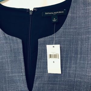 Banana Republic split neck dress